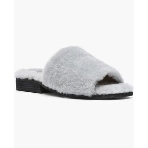 NEW Donald Pliner Leslie Genuine Shearling Slide Sandal